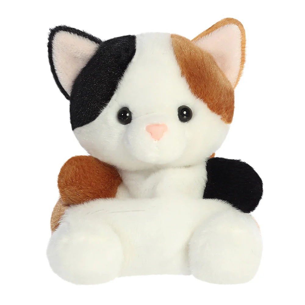 Palm Pals Calico Cat 12cm Soft Toy