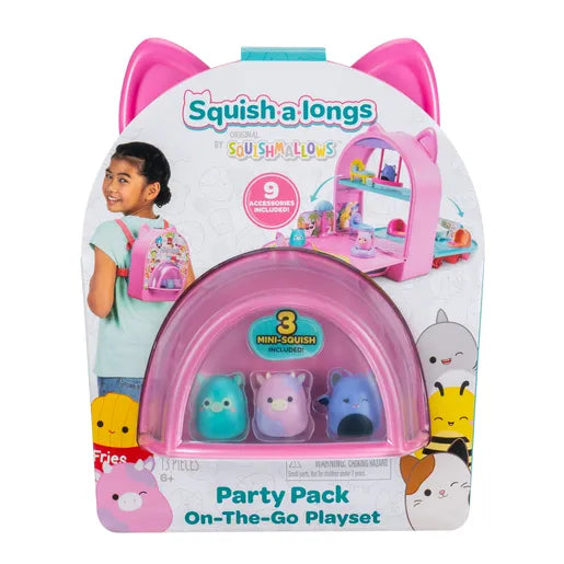 Squish-A-Longs by Original Squishmallows On-The-Go Playset Party Pack