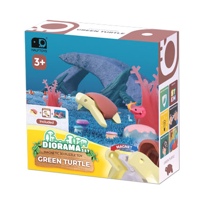 Halftoys Diorama - Green Turtle