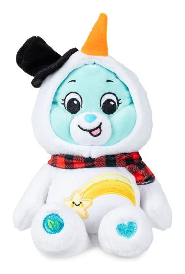 Care Bears 22cm Snowman Wish Bear Bean Plush