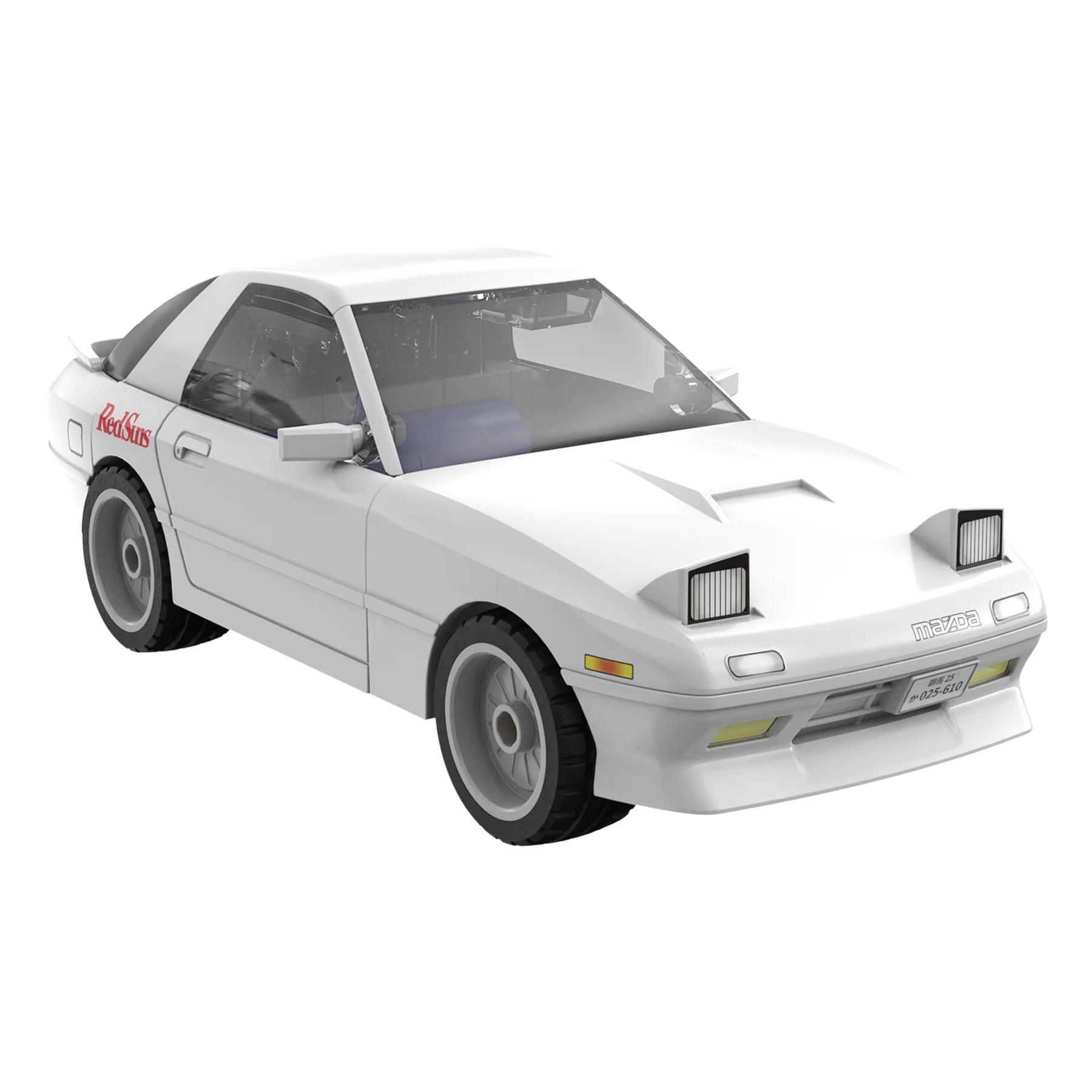 Cada Initial D Mazda RX7 66 Piece 1:35 Scale Construction Set