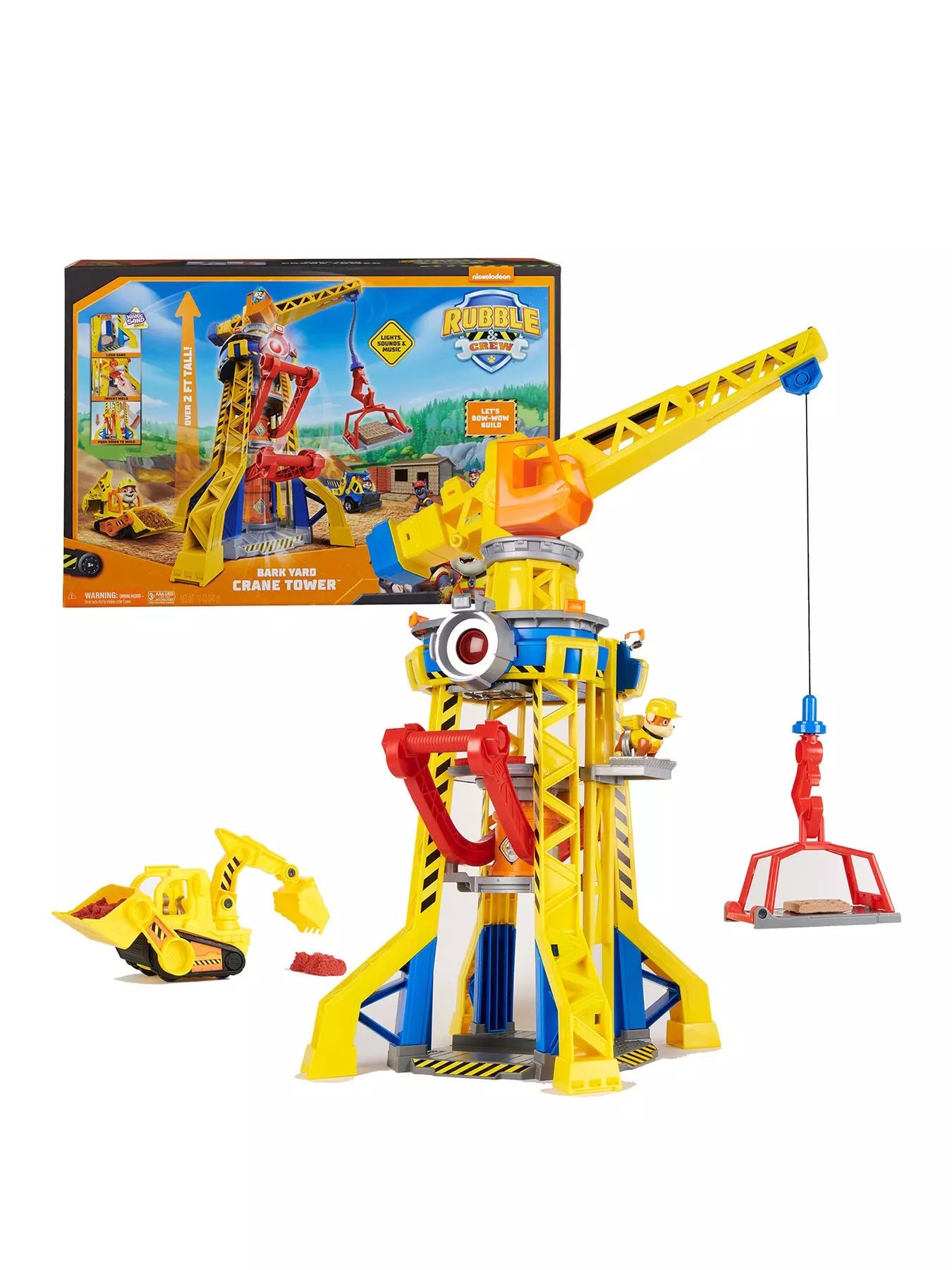 Rubble & Crew Rubbles Bark Yard Crane Tower Set