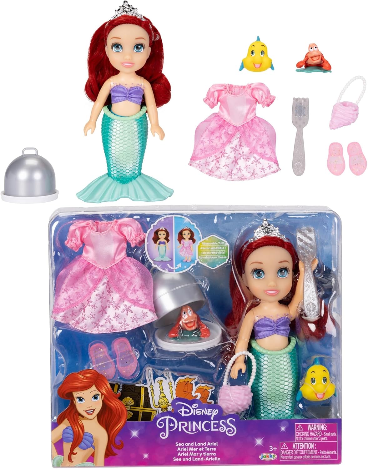 Disney Princess Sea & Land Ariel Fashion Doll