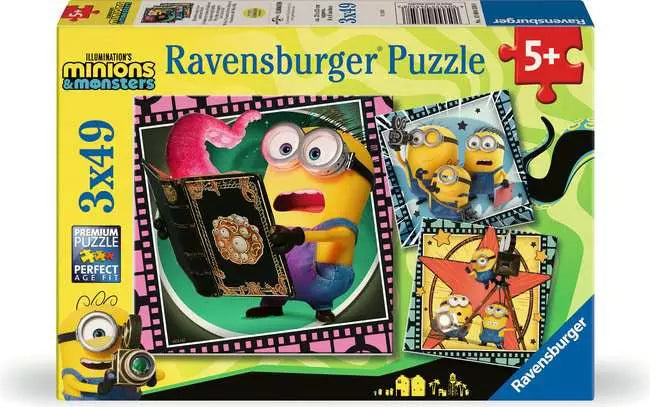 Minions 3 x 49 Piece Jigsaw Puzzles