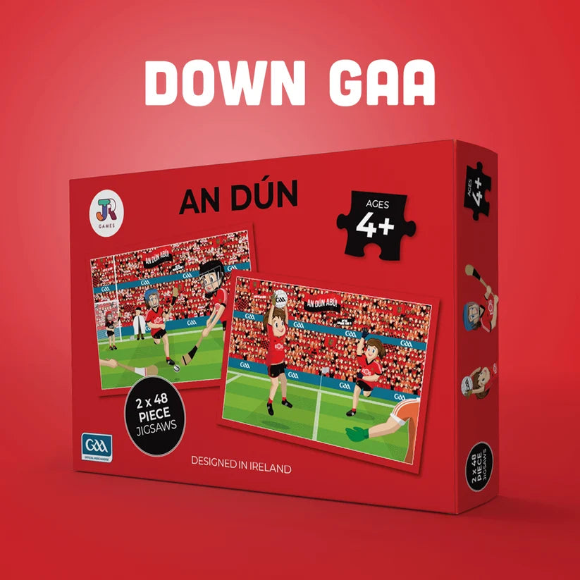 Down Gaelic Games Jigsaw Puzzle 2x48 Piece