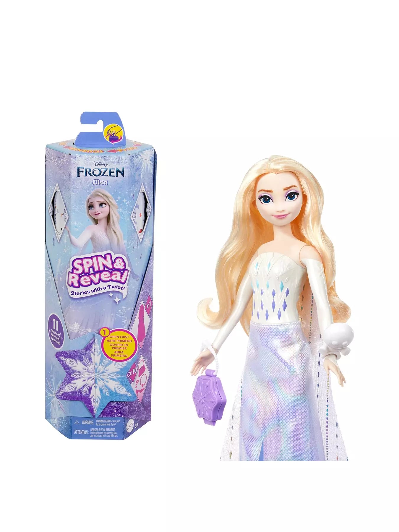 Disney Frozen Spin & Reveal Elsa Fashion Doll