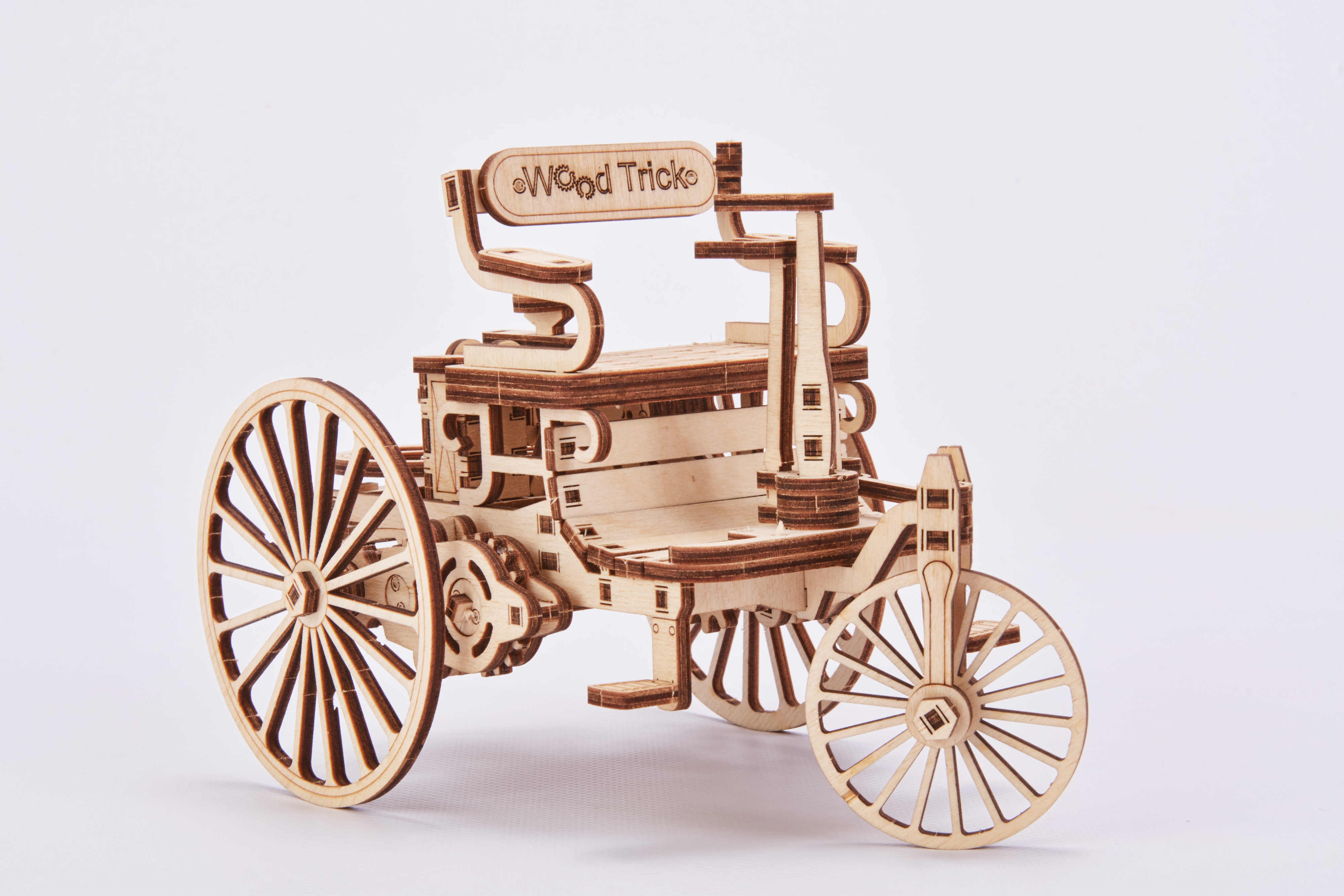 Wood Trick First Car 3D Set
