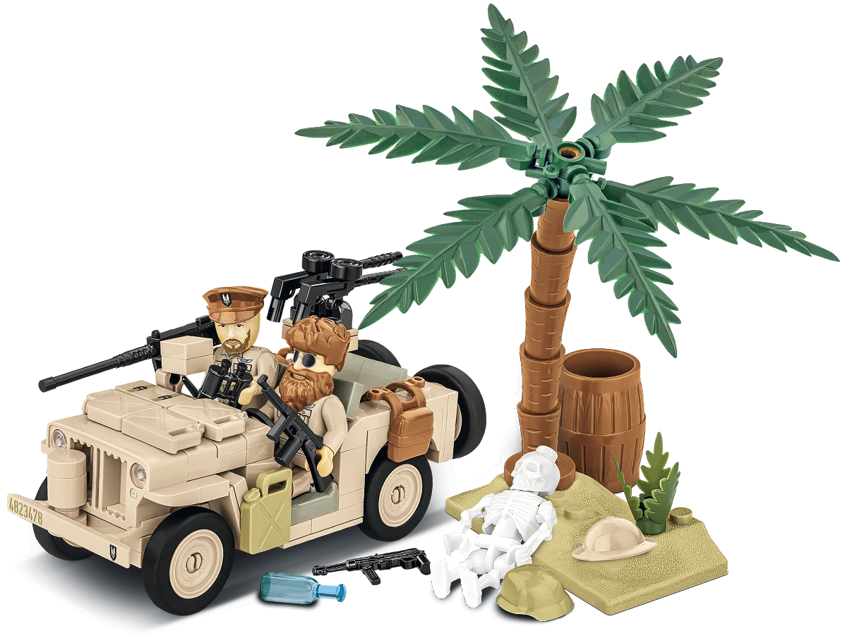 Cobi 2298 Willys MB Jeep 1:35 Scale Set