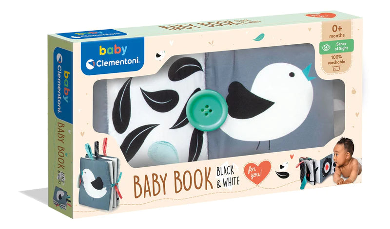 Baby Clem Black & White Baby Book