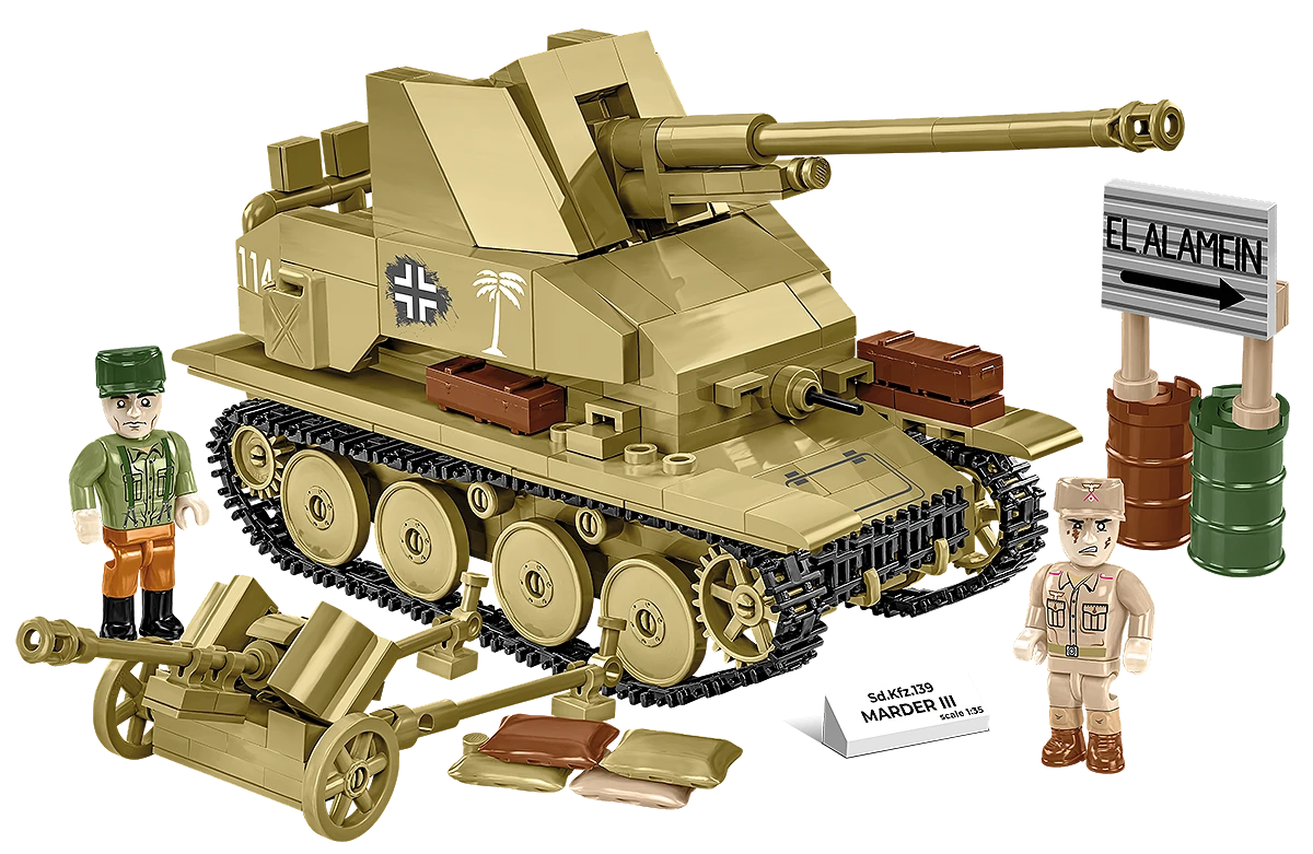 Cobi 3131 SD.KFZ.139 MARDER III Scale Model