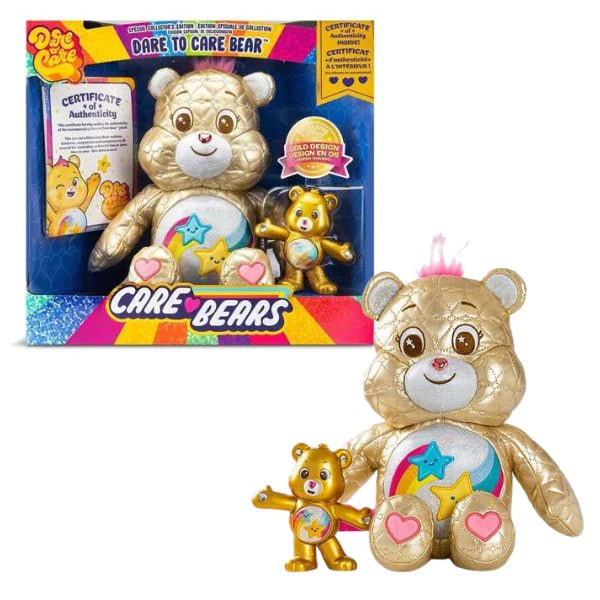 Care Bears Dare To Care Gold Quilted Bear