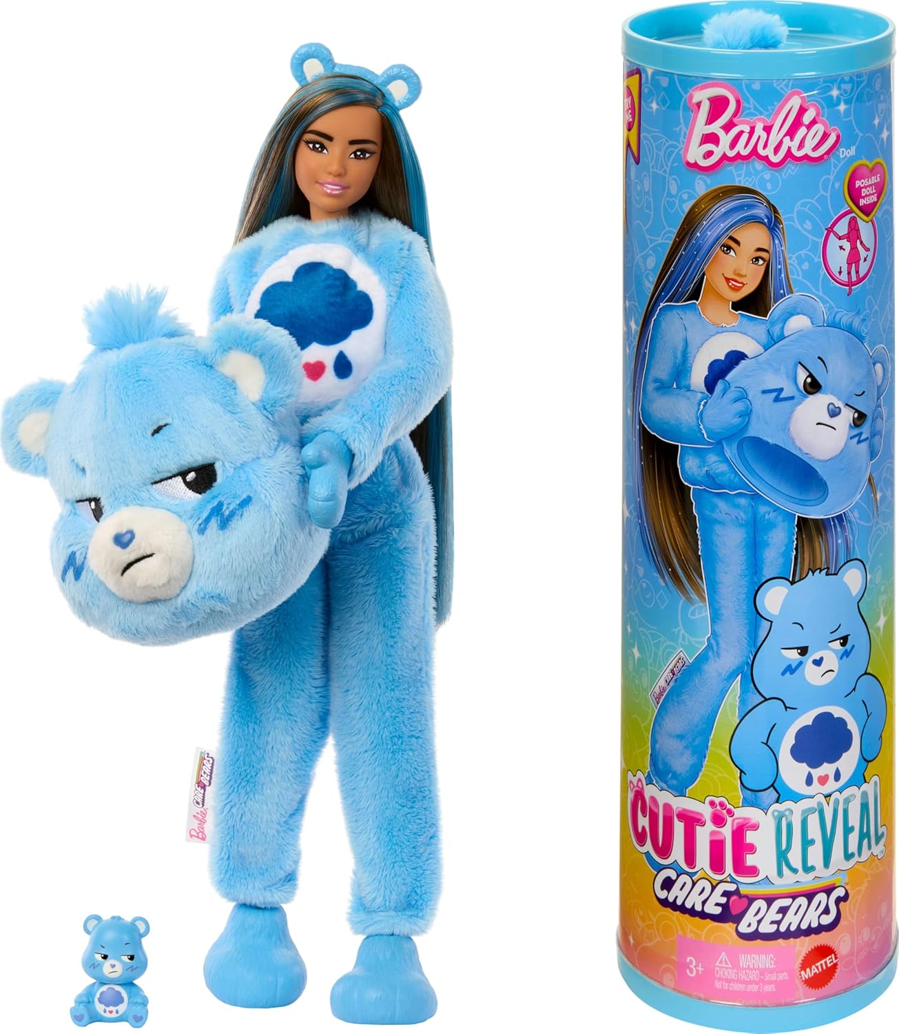 Barbie Cutie Reveal Care Bears Grumpy Bear