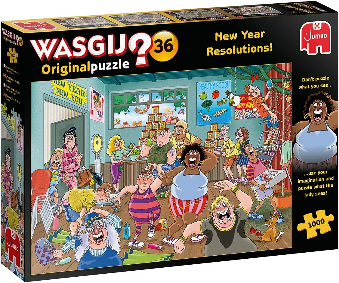 Wasgij Destiny Puzzle - New Years Resolutions! 1000 Piece