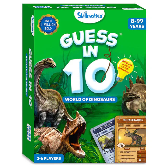 Skillmatics Guess in 10 World of Dinosaurs