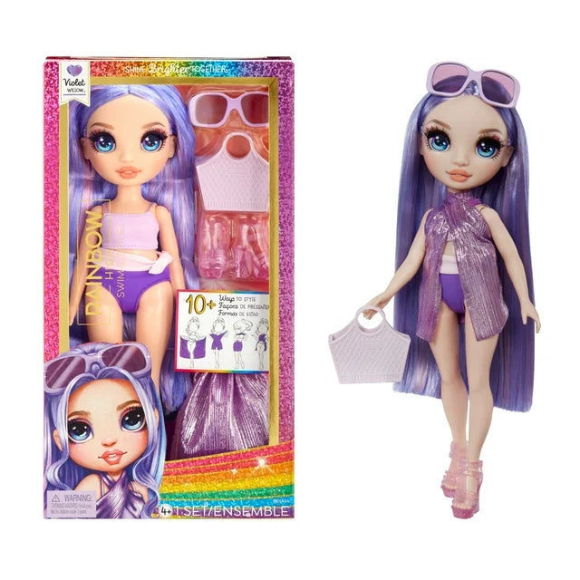 Rainbow High Swim & Style Pop - Violet Willow
