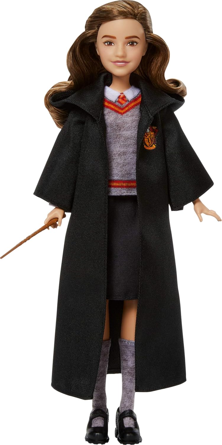 Hermoine Granger Fashion Doll with Removable Signature Hogwarts Uniform and Wand