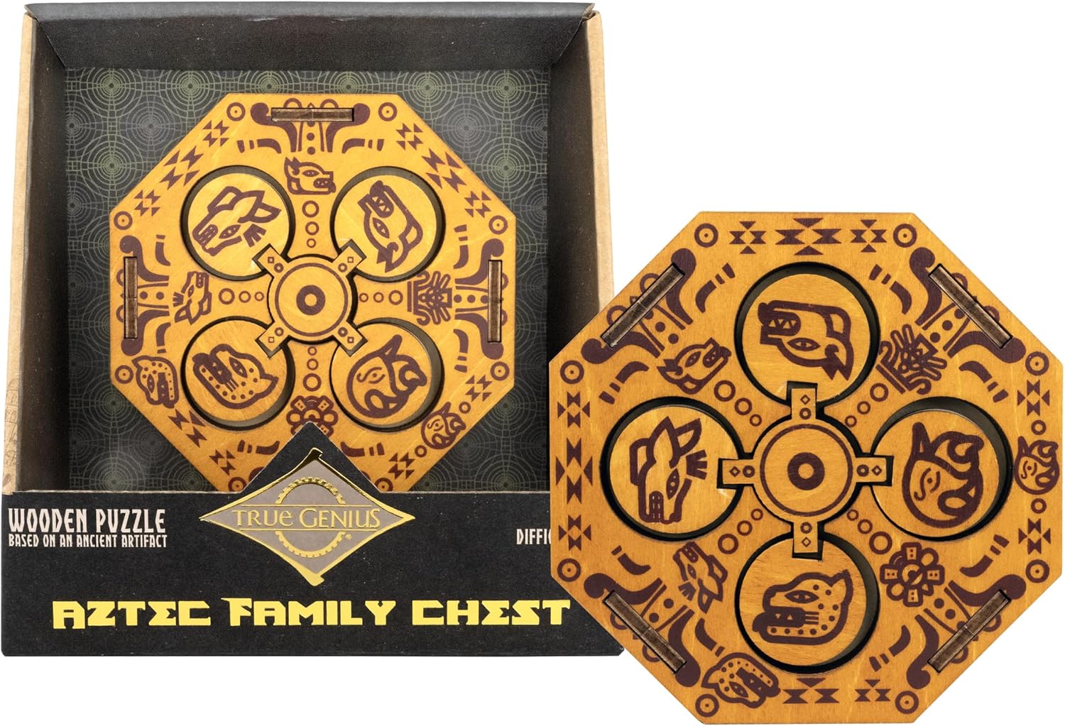 True Genius Aztec Family Chest Puzzle