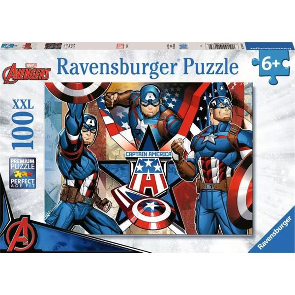 Marvel Captain America 100 Piece Jigsaw Puzzle