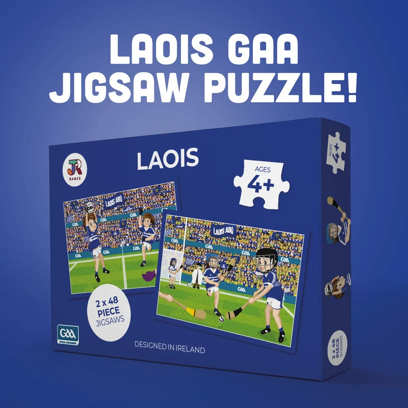 Laois Gaelic Games Jigsaw Puzzle 2x48 Piece