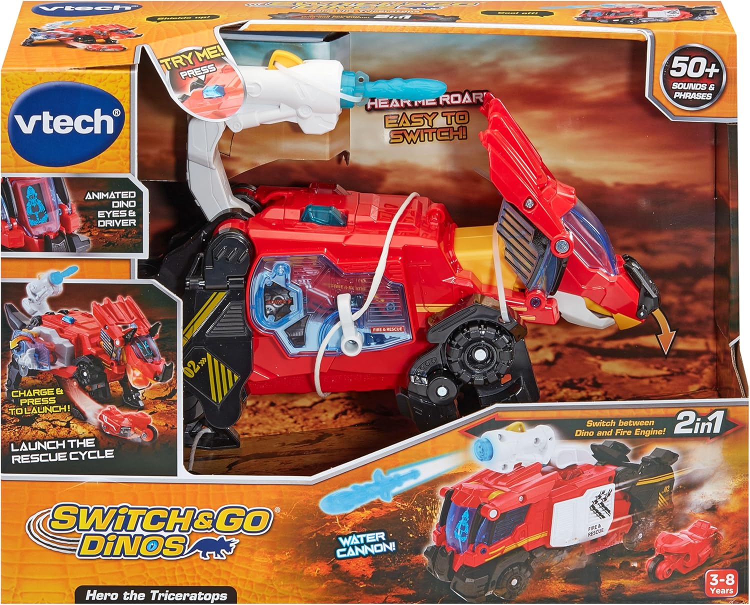 VTech Switch & Go Dinos® Hero The Triceratops