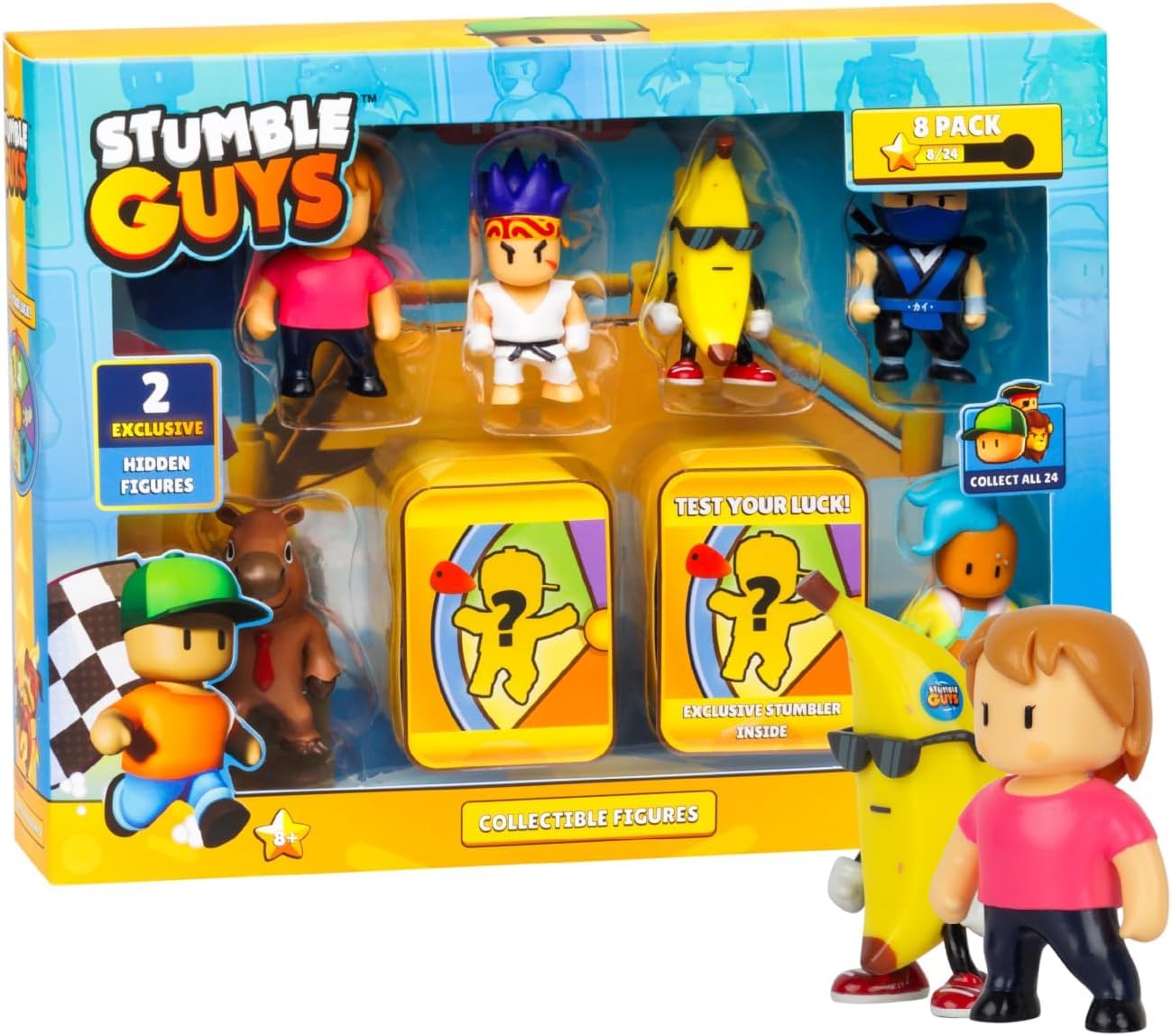 Stumble Guys Collectible Figures 8 Pack C