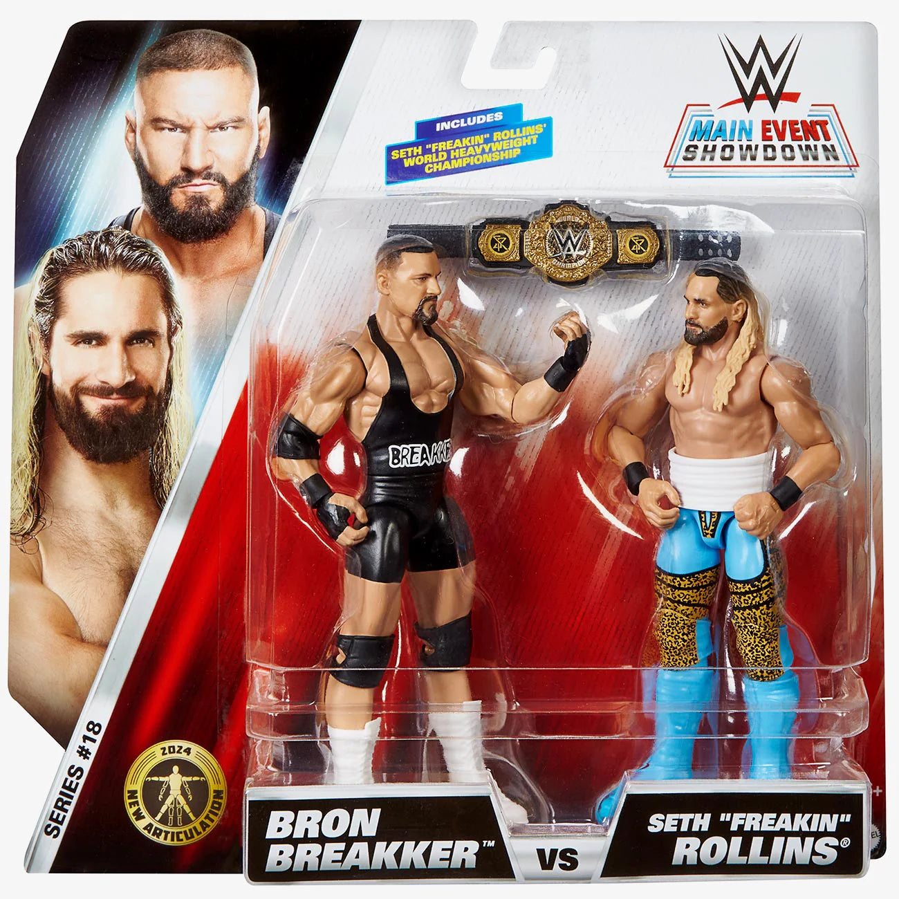 WWE Main Event Showdown Bron Breaker & Seth "Freakin" Rollins