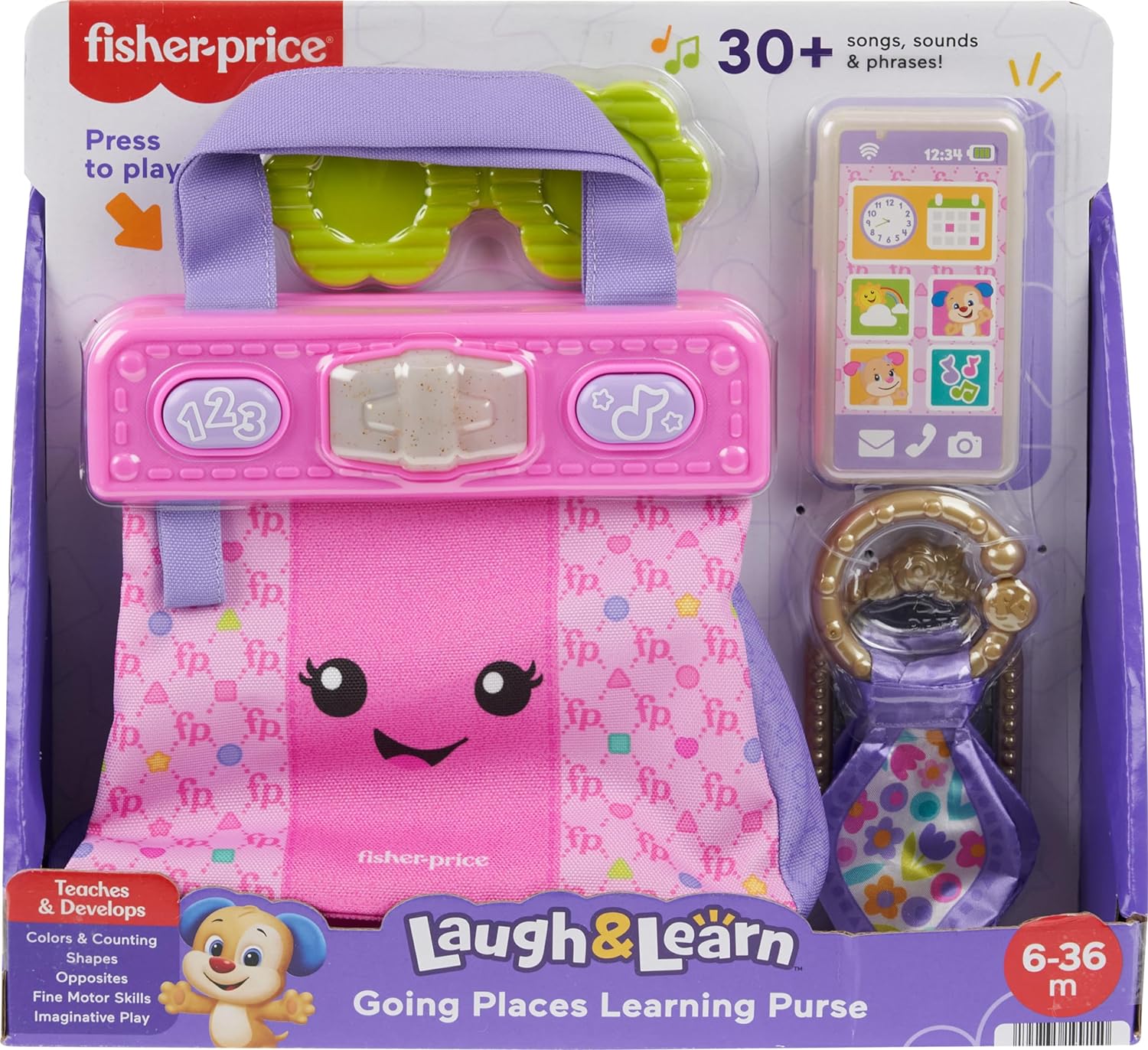 Fisher-Price Laugh & Learn Going Places Learning Purse