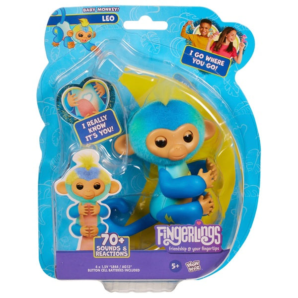 Fingerlings Monkey Blue Leo