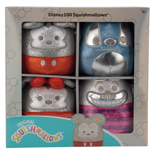 Squishmallows 5" Disney 100 4 Piece Box Set
