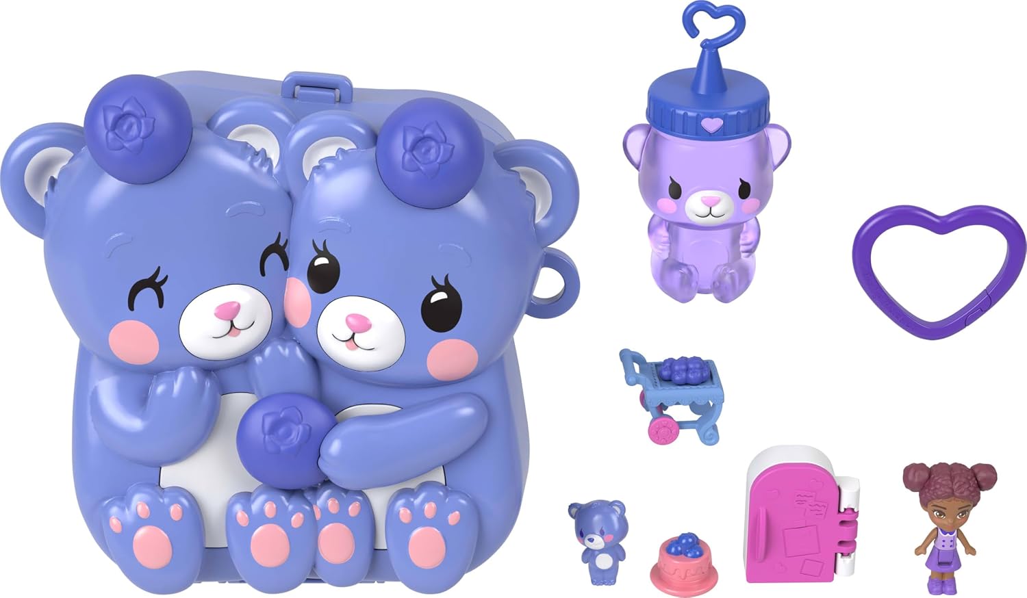 Polly Pocket Blueberry Besties Compact