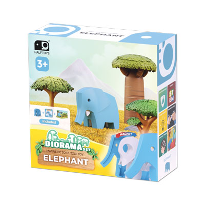 Halftoys Diorama - Elephant