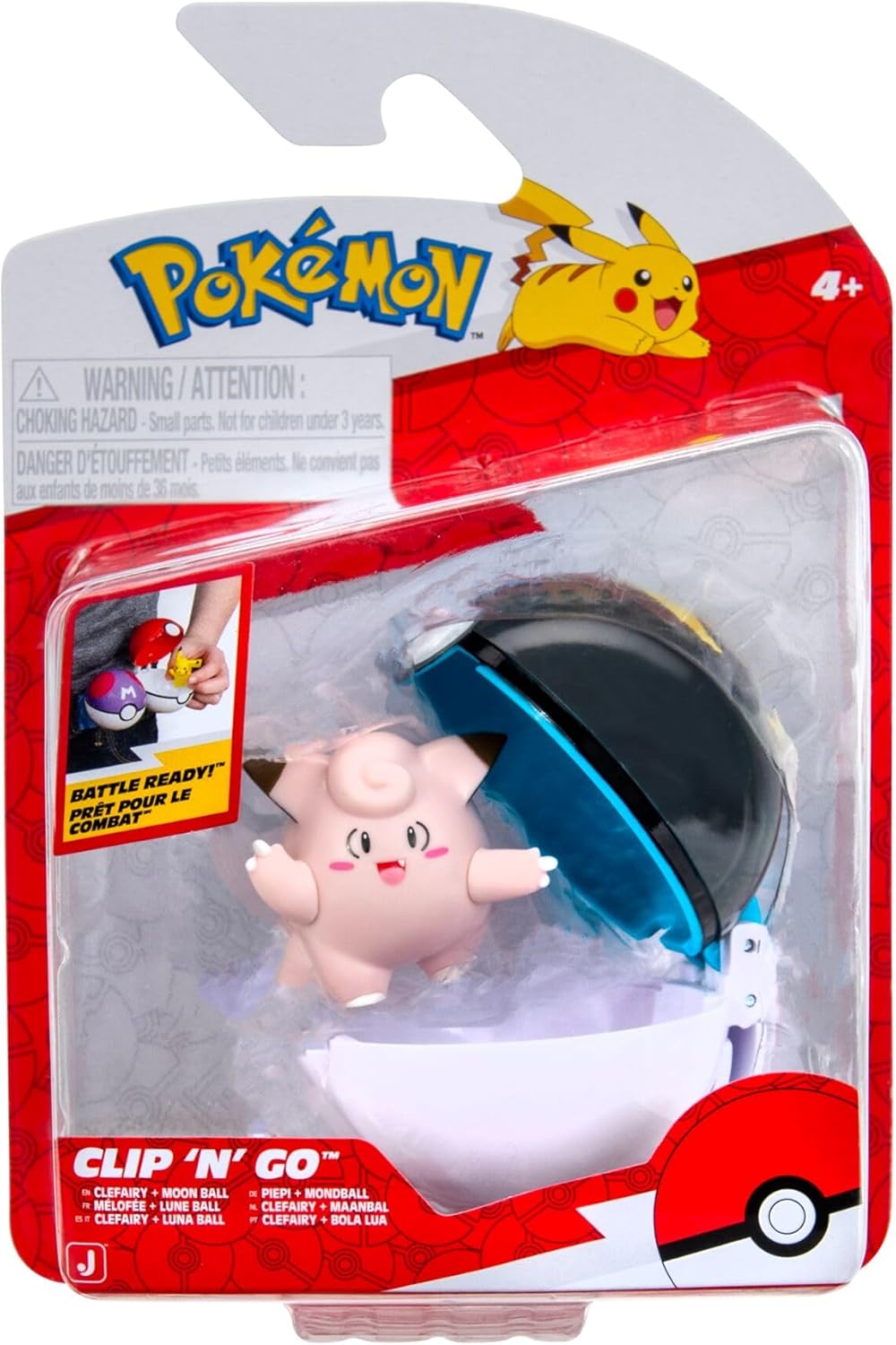 Pokemon Clip N Go Clefairy & Moon Ball