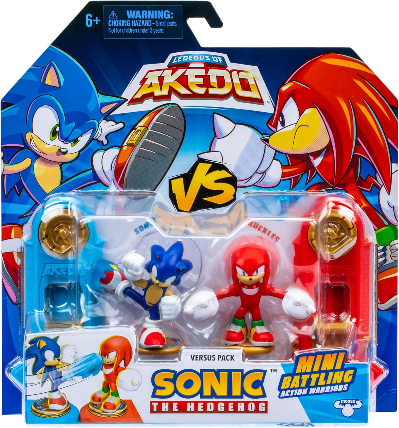 Akedo Sonic Versus Knuckles Pack