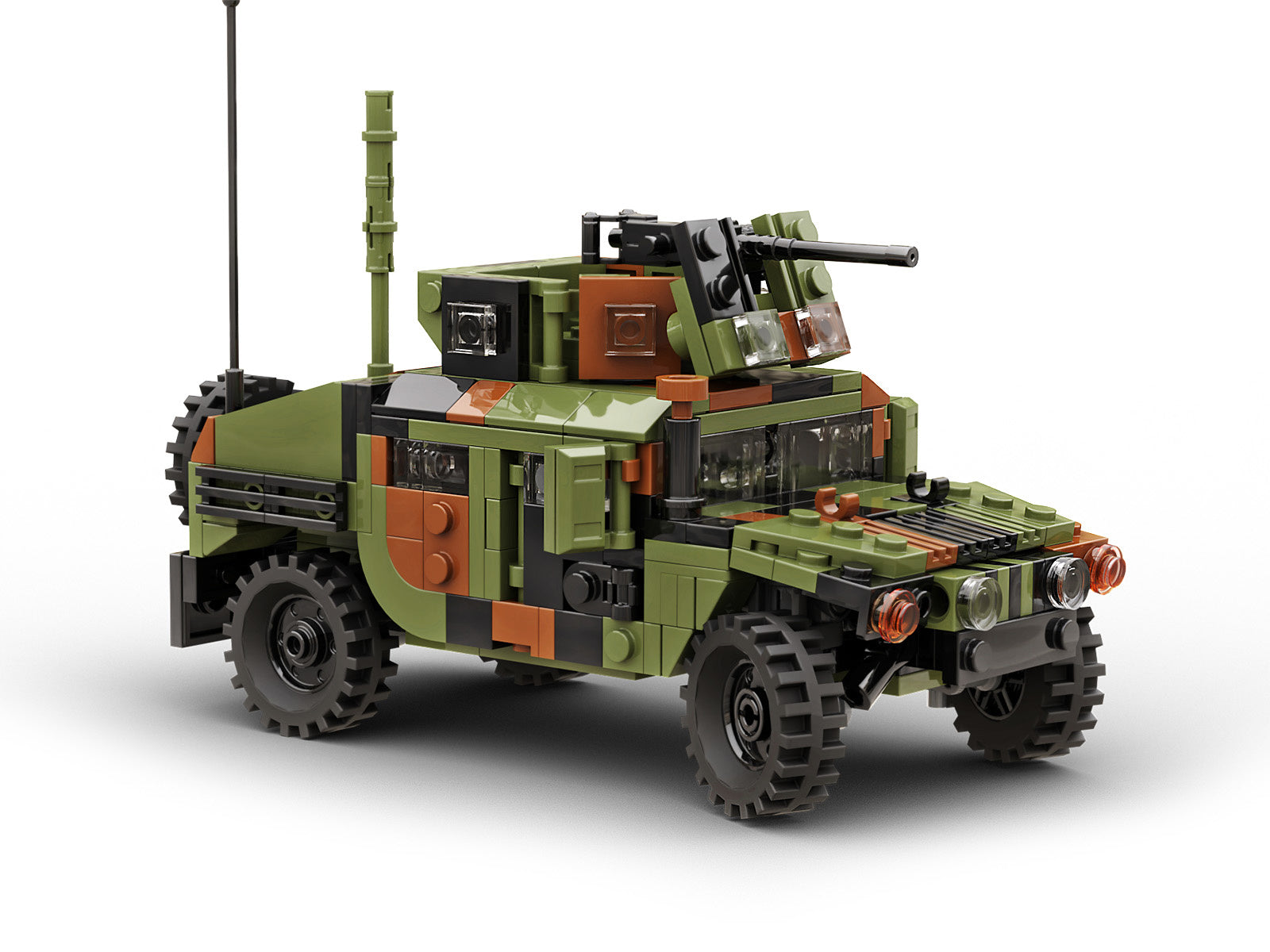 Build Army M1151 Hummer Combat Vehicle 355 pieces