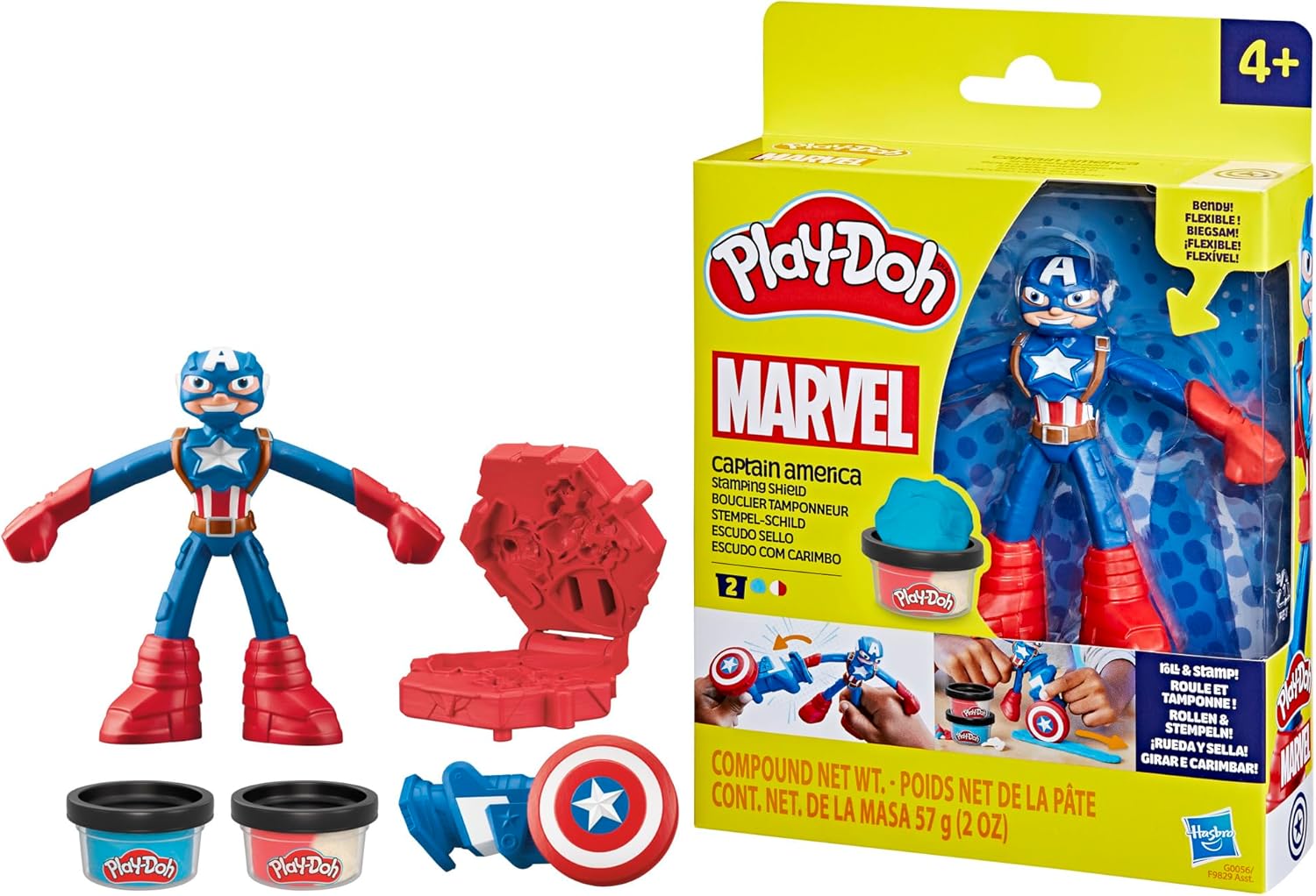 Play-Doh Marvel Captain America Stamping Shield