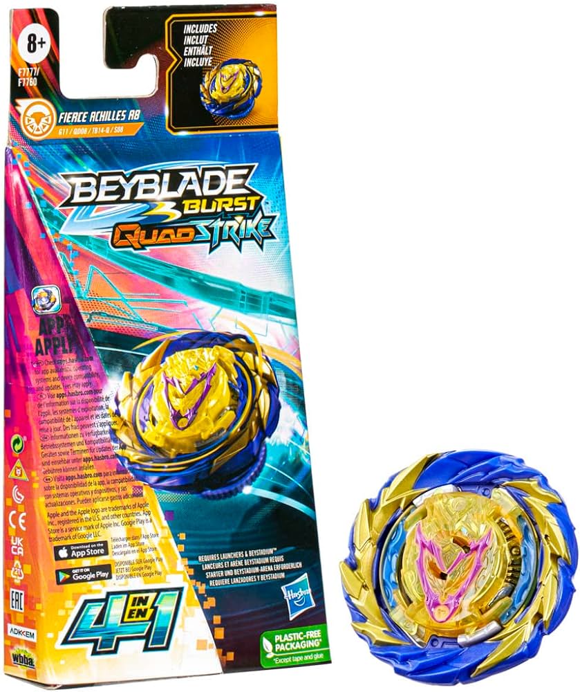Beyblade Burst Single Pack Fierce Achilles A8