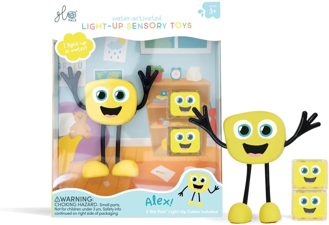 Glo Pals Light Up Sensory Toy Character Pack Yello