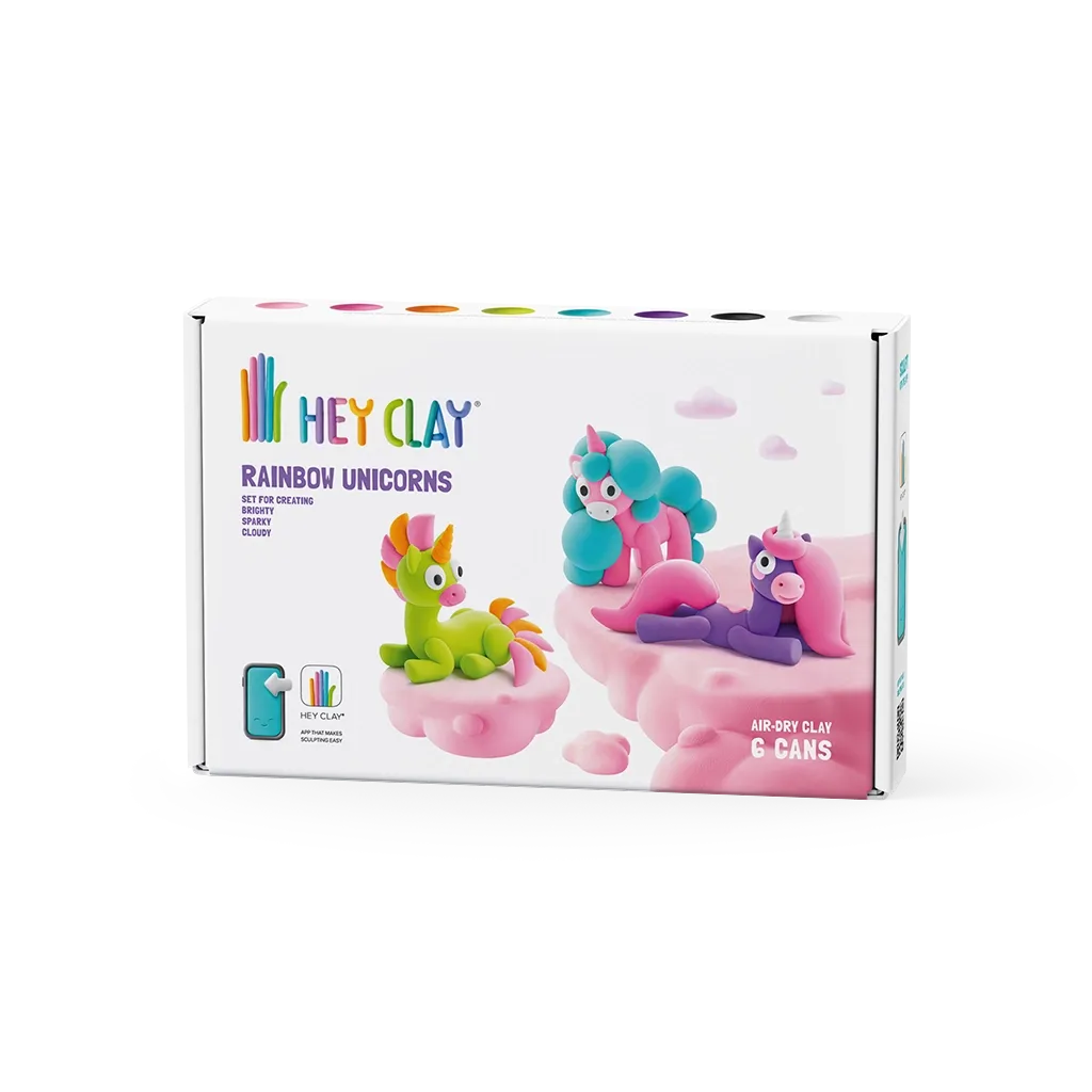 Hey Clay Unicorn 6 Colour Set