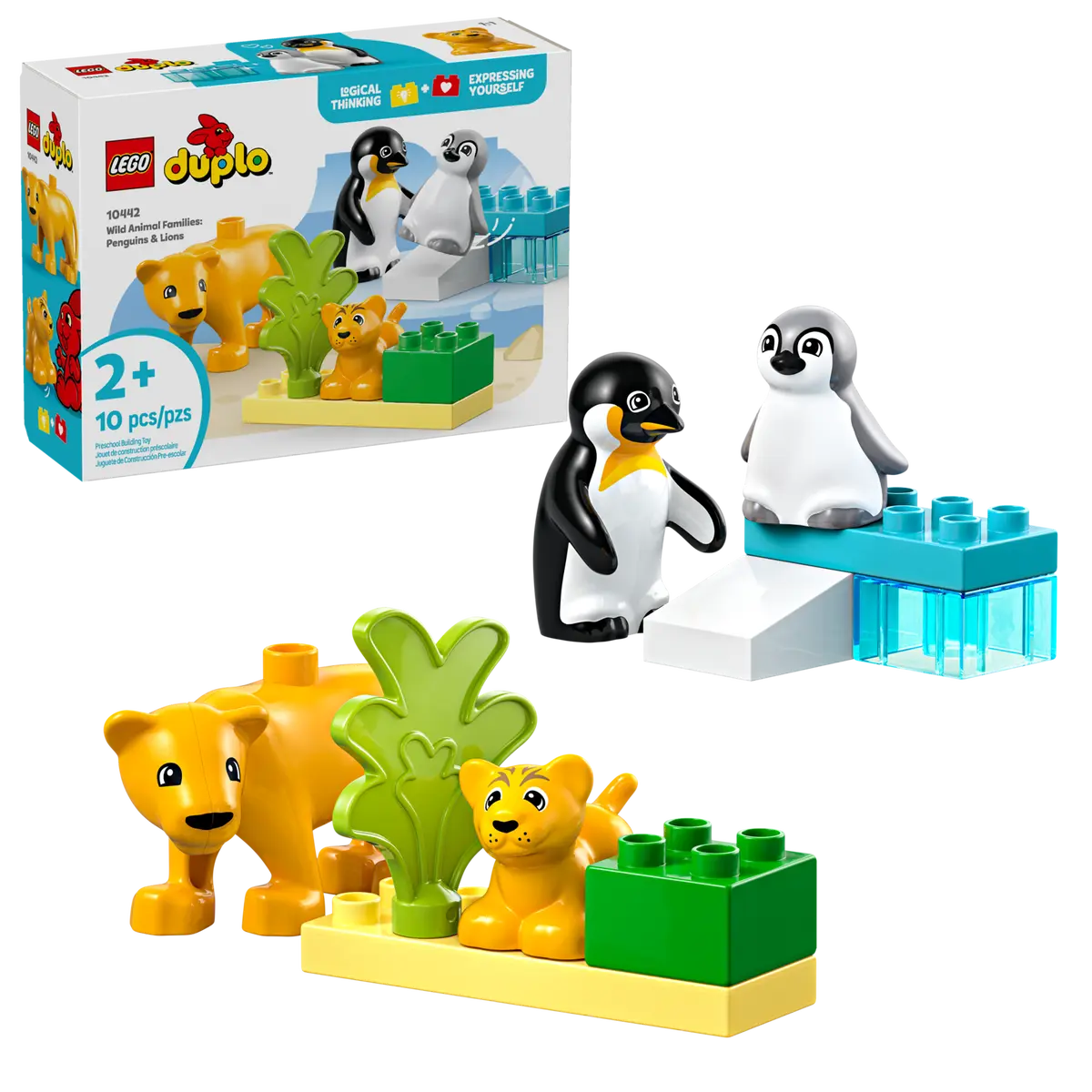 LEGO Duplo 10442 Wild Animal Families: Penguins & Lions