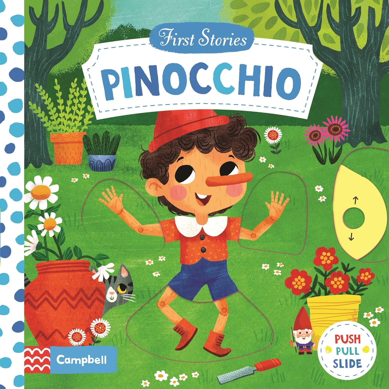 Campbell First Stories: Pinocchio  (Push Pull Slide Book)