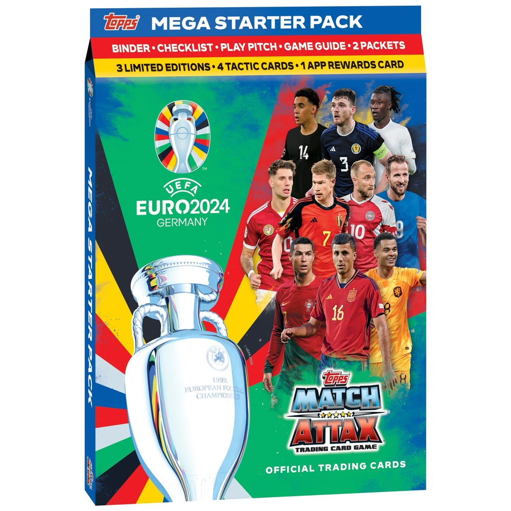 Official Euro Match Attax 2024 Mega Starter Pack
