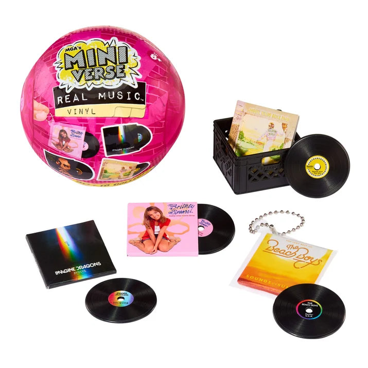 Miniverse-Real Music Vinyl Record 4 Surprise Ball