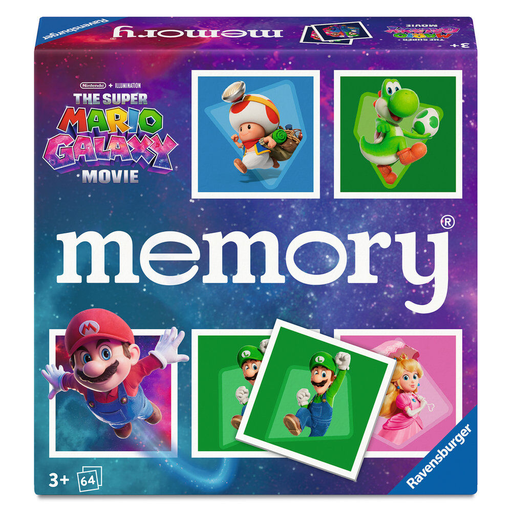 Super Mario Galaxy Movie Mini Memory Game