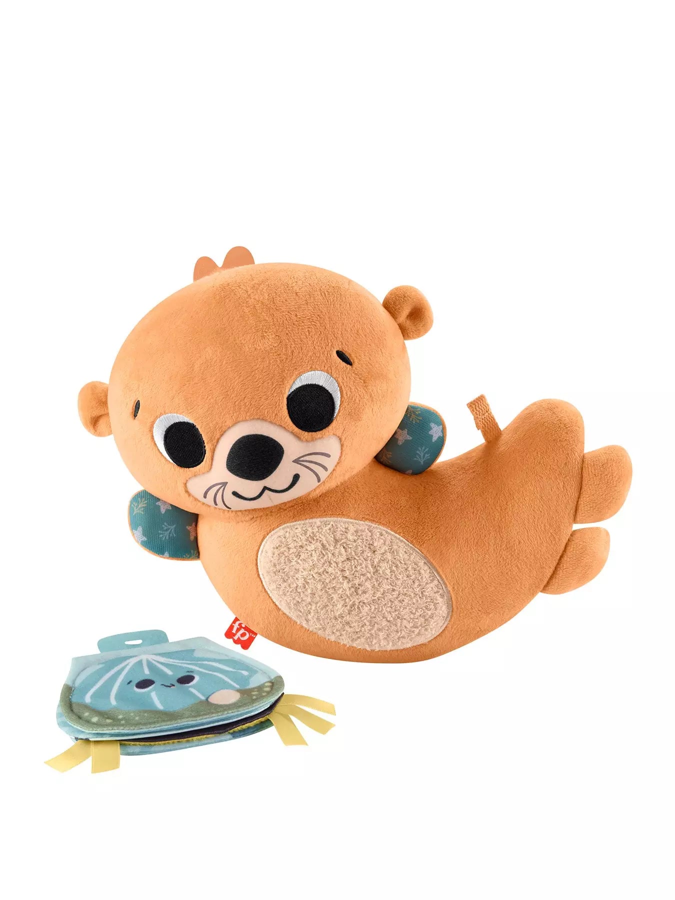 Fisher-Price 2-In-1 Rockin’ Tummy Time Otter Plush