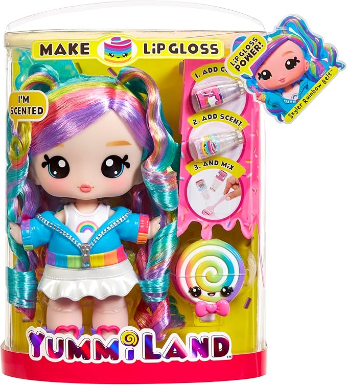 Yummiland Lipgloss Skyler Rainbow Belt Doll