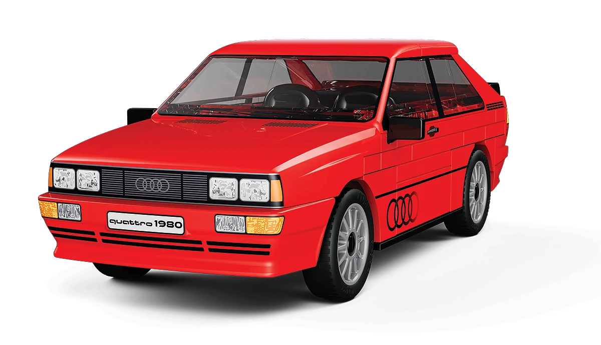 Cobi 24664 Audi Quattro Red Scale Set