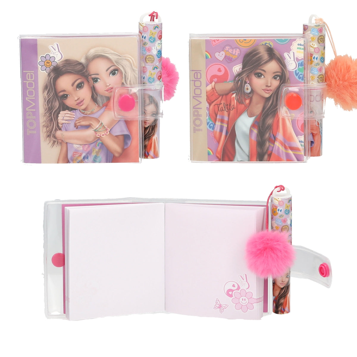 TOPModel Mini Notebook with Ballpen