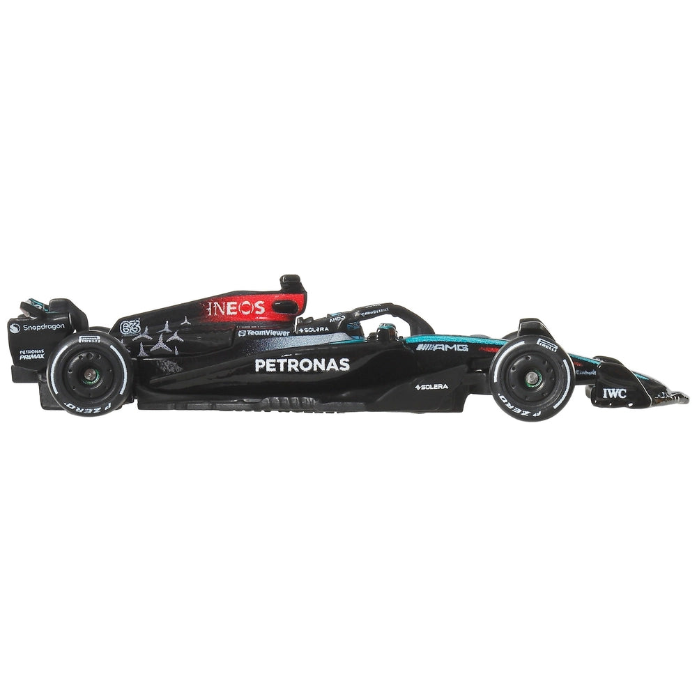 Hot Wheels Premium 2024 Formula 1 Diecast Cars Mercedes-AMG PETRONAS F1 Team (No. 63) 1:64 Scale