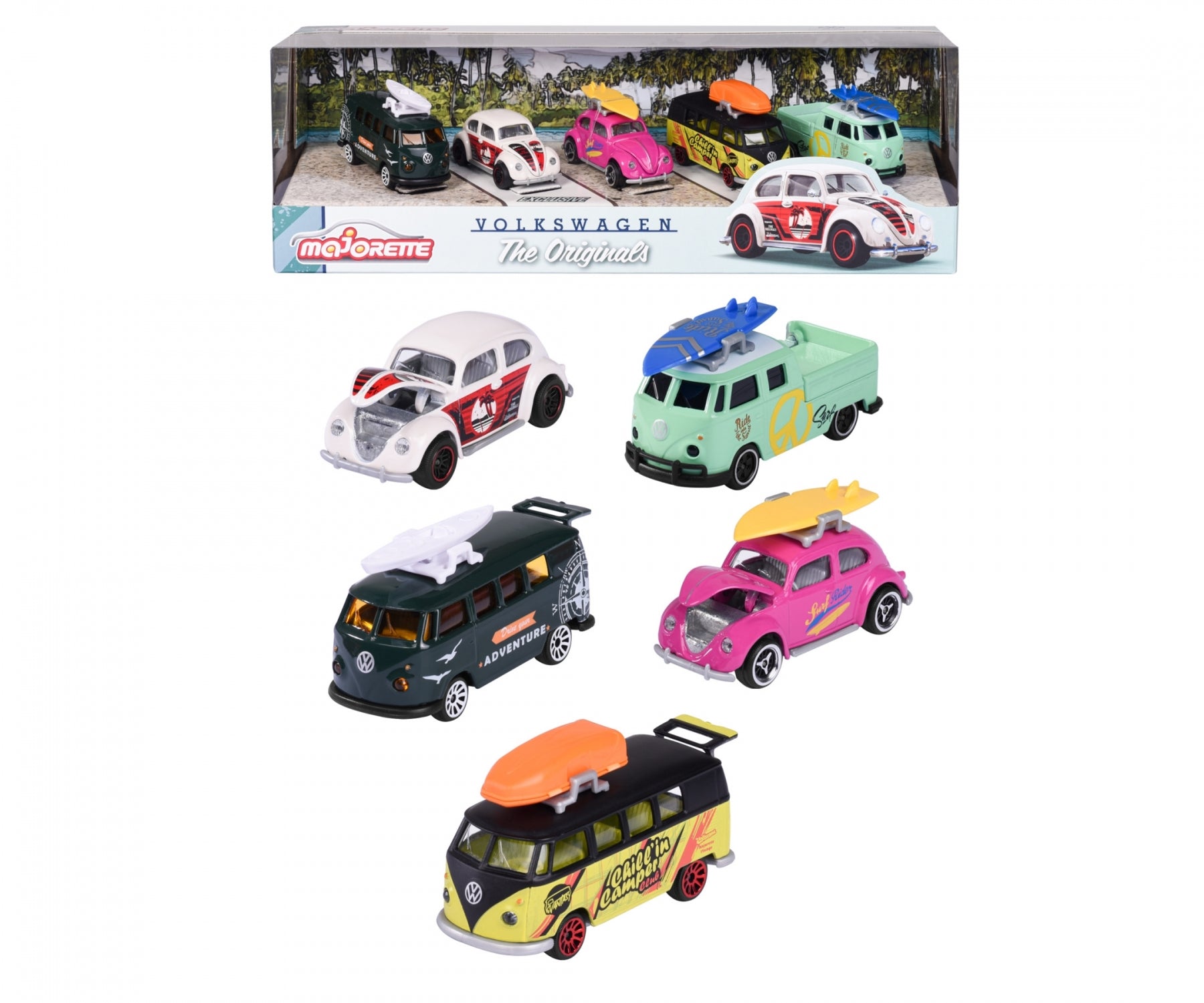 Majorette VW The Originals 5 Pack