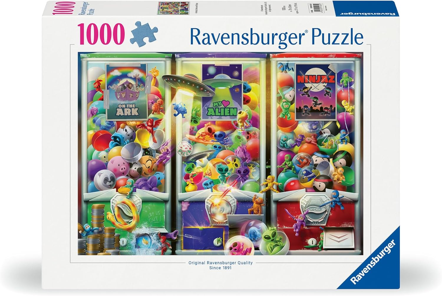 Animals, Aliens & Ninjas 1000 Piece Puzzle